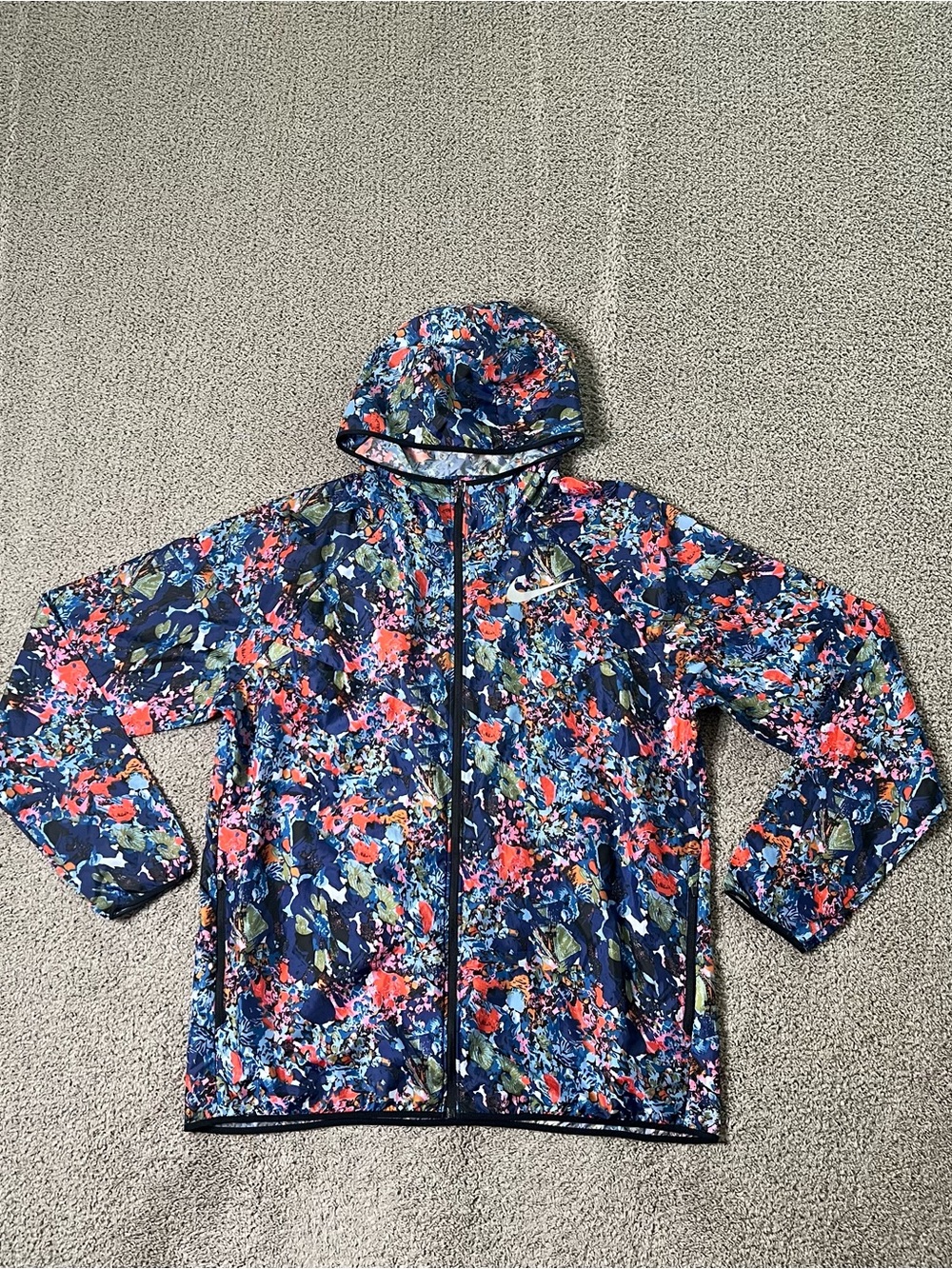 Nike Floral Windrunner Jacket Men's Size Large
